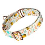 Méhecske mintás - Kutya Félfojtó Nyakörv - april & june