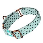 Szivecskés, kék - Kutya Félfojtó Nyakörv - april & june