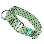 Szivecskés, zöld - Kutya Félfojtó Nyakörv - april & june