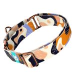 Bézs és Kék Kamuflázs - Kutya Félfojtó Nyakörv - april & june