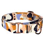 Bézs és Kék Kamuflázs - Kutya Félfojtó Nyakörv - april & june