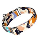 Bézs és Kék Kamuflázs - Kutya Félfojtó Nyakörv - april & june