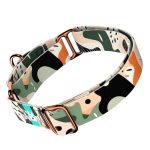 Pasztell, Oliva, Rózsaszín Kamuflázs - Kutya Félfojtó Nyakörv - april & june