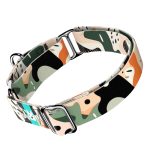 Pasztell, Oliva, Rózsaszín Kamuflázs - Kutya Félfojtó Nyakörv - april & june