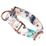 Virág mintás - Kutya Félfojtó Nyakörv - april & june