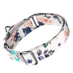 Virág mintás - Kutya Félfojtó Nyakörv - april & june