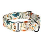 Pillangók és Vadvirágok - Kutya Félfojtó Nyakörv - april & june