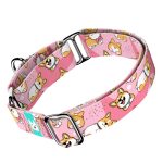 Pembroke Welsh Corgi, rózsaszín - Kutya Félfojtó Nyakörv - april & june