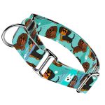 Tacskó, kék - Kutya Félfojtó Nyakörv - april & june