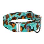 Tacskó, kék - Kutya Félfojtó Nyakörv - april & june