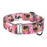 Francia Bulldog, rózsaszín - Kutya Félfojtó Nyakörv - april & june