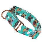 Francia Bulldog, kék - Kutya Félfojtó Nyakörv - april & june