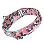 Boston Terrier, rózsaszín - Kutya Félfojtó Nyakörv - april & june