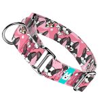 Boston Terrier, rózsaszín - Kutya Félfojtó Nyakörv - april & june