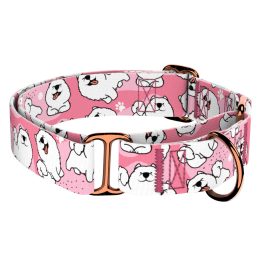   Szamojéd, rózsaszín - Kutya Félfojtó Nyakörv - april & june