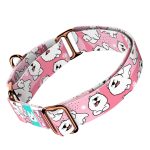 Szamojéd, rózsaszín - Kutya Félfojtó Nyakörv - april & june