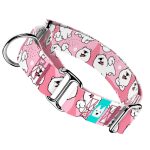 Szamojéd, rózsaszín - Kutya Félfojtó Nyakörv - april & june