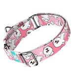 Szamojéd, rózsaszín - Kutya Félfojtó Nyakörv - april & june