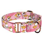 Shiba Inu, Rózsaszín - Kutya Félfojtó Nyakörv - april & june