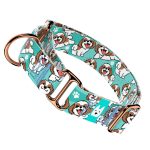 Si-cu, kék - Kutya Félfojtó Nyakörv - april & june