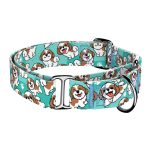 Si-cu, kék - Kutya Félfojtó Nyakörv - april & june