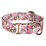 Si-cu, rózsaszín - Kutya Félfojtó Nyakörv - april & june