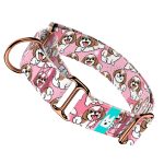 Si-cu, rózsaszín - Kutya Félfojtó Nyakörv - april & june