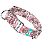 Si-cu, rózsaszín - Kutya Félfojtó Nyakörv - april & june