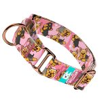 Yorkie, rózsaszín - Kutya Félfojtó Nyakörv - april & june