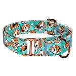 Beagle, kék - Kutya Félfojtó Nyakörv - april & june