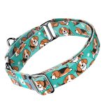 Beagle, kék - Kutya Félfojtó Nyakörv - april & june