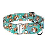 Beagle, kék - Kutya Félfojtó Nyakörv - april & june