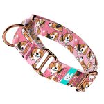 Beagle, rózsaszín - Kutya Félfojtó Nyakörv - april & june