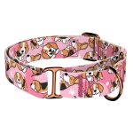 Beagle, rózsaszín - Kutya Félfojtó Nyakörv - april & june