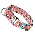 Beagle, rózsaszín - Kutya Félfojtó Nyakörv - april & june