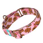 Vizsla, rózsaszín - Kutya Félfojtó Nyakörv - april & june