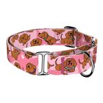 Vizsla, rózsaszín - Kutya Félfojtó Nyakörv - april & june