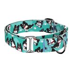 Border Collie, kék - Kutya Félfojtó Nyakörv - april & june