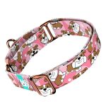 Angol bulldog, rózsaszín - Kutya Félfojtó Nyakörv - april & june