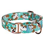 Angol bulldog, kék - Kutya Félfojtó Nyakörv - april & june