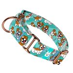 Jack russel terrier, kék - Kutya Félfojtó Nyakörv - april & june