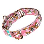 Jack russel terrier, rózsaszín - Kutya Félfojtó Nyakörv - april & june