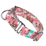 Jack russel terrier, rózsaszín - Kutya Félfojtó Nyakörv - april & june