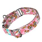 Jack russel terrier, rózsaszín - Kutya Félfojtó Nyakörv - april & june