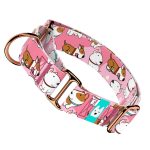 Bullterrier, rózsaszín - Kutya Félfojtó Nyakörv - april & june