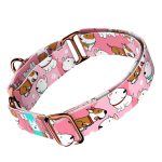 Bullterrier, rózsaszín - Kutya Félfojtó Nyakörv - april & june