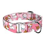 Bullterrier, rózsaszín - Kutya Félfojtó Nyakörv - april & june