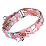 Bullterrier, rózsaszín - Kutya Félfojtó Nyakörv - april & june