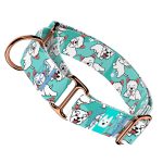 Westie, kék - Kutya Félfojtó Nyakörv - april & june