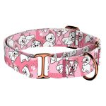 Westie, rózsaszín - Kutya Félfojtó Nyakörv - april & june